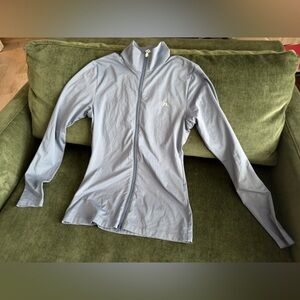 J.Lindeberg Women's Light Blue Full-Zip Utility Jacket